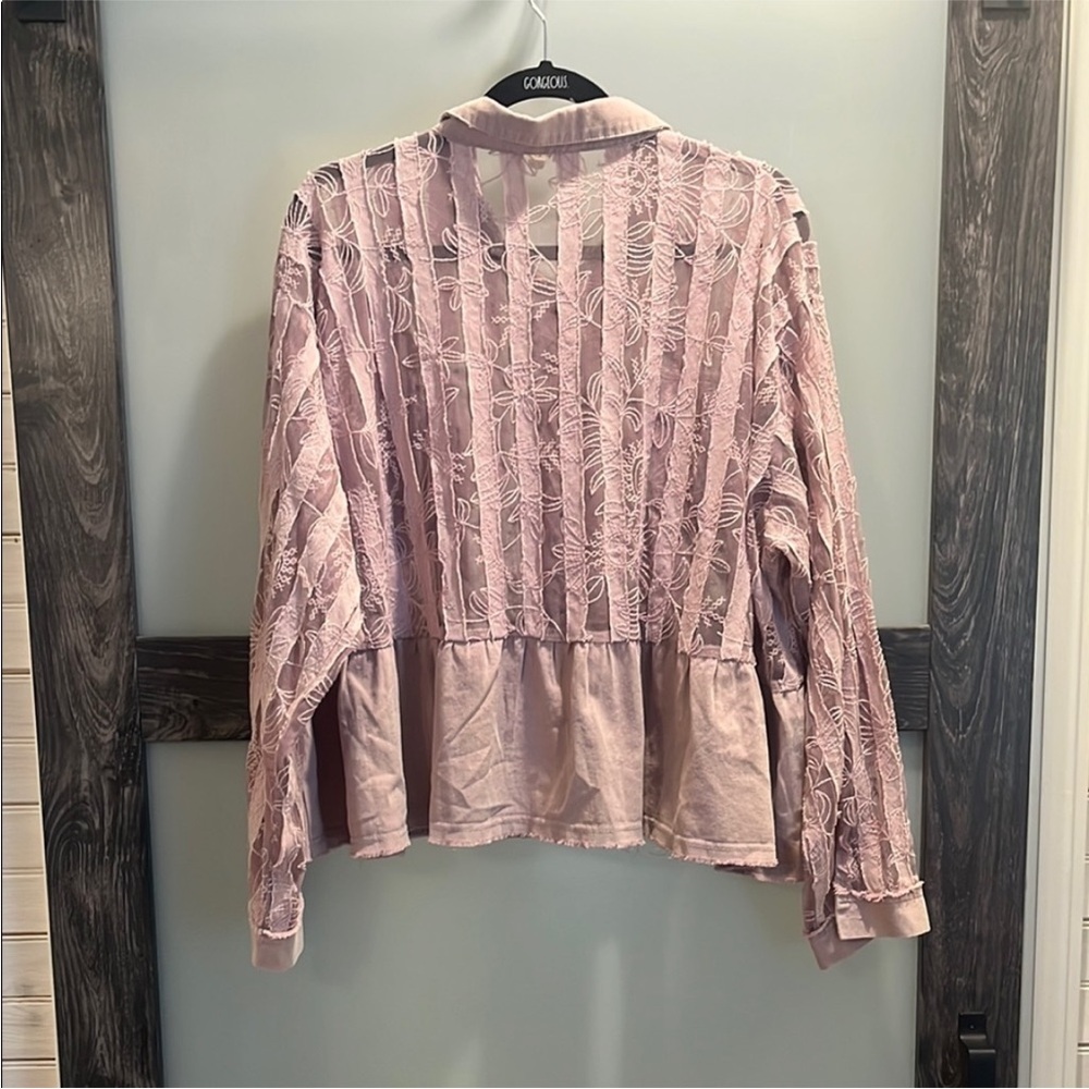 POL Lavender Lace Jacket - Picture 2 of 4